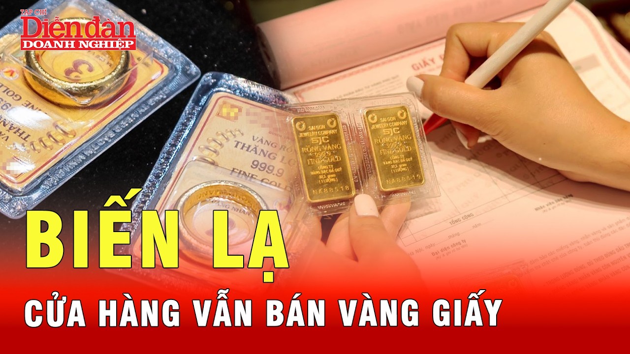 Không giới hạn số lượng mà vì sao cửa hàng vẫn bán “vàng giấy”?| Tin tức 24h