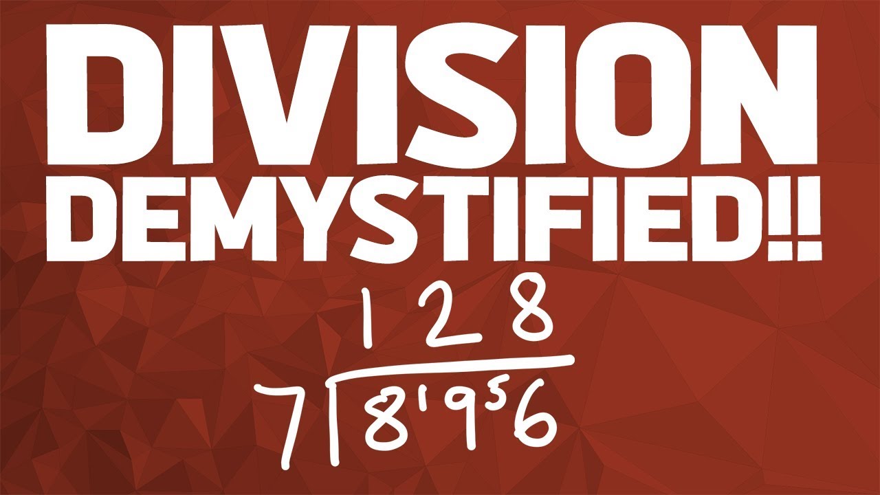 Division Explained! (a look at how 'bus stop' division works)