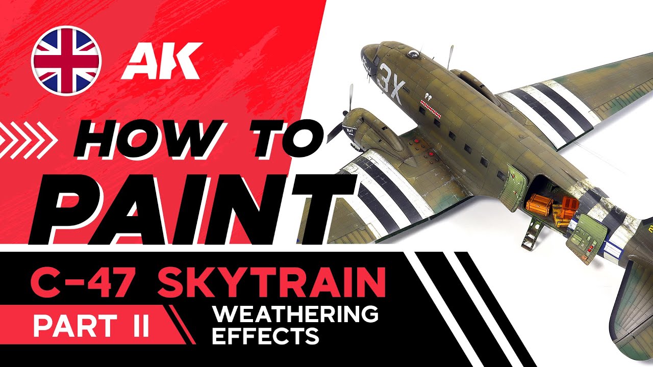 HOW TO PAINT | C 47 SKYTRAIN 1/48 | PART II | WEATHERING EFFECTS