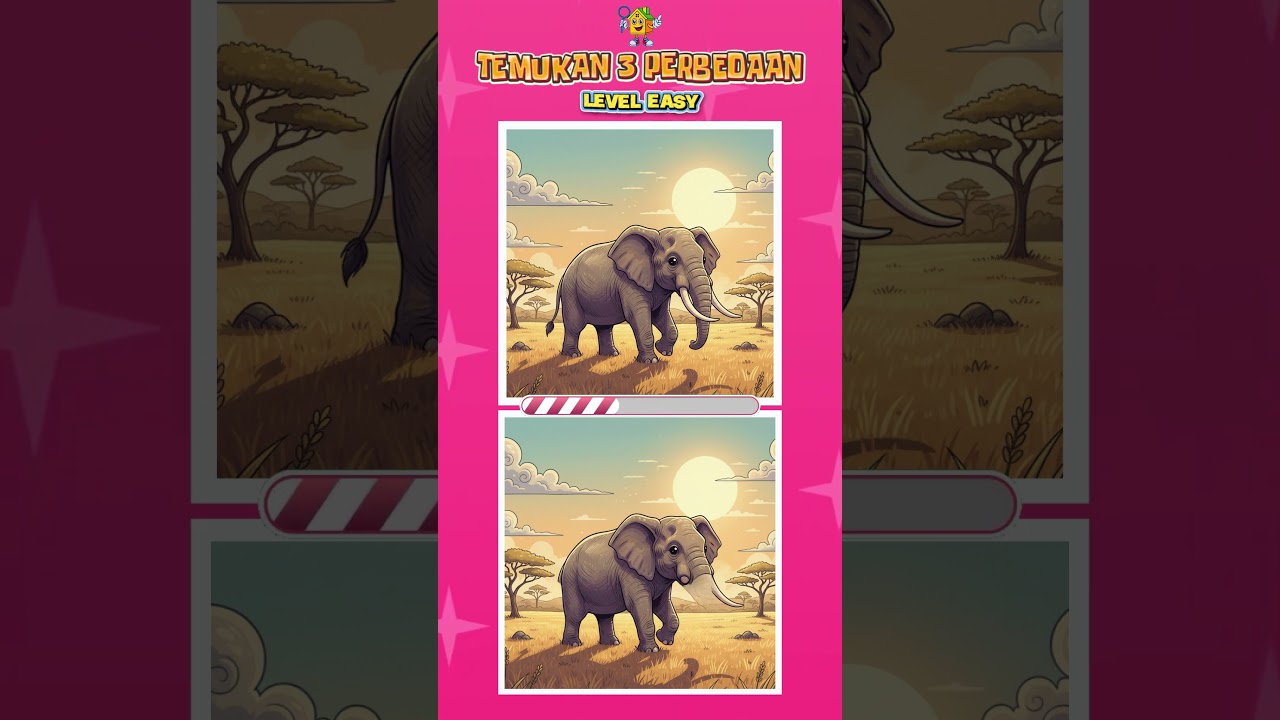 Tebak Perbedaan Belalai & Gading #ElephantQuiz #WildlifeChallenge #SpotIt #NatureGame