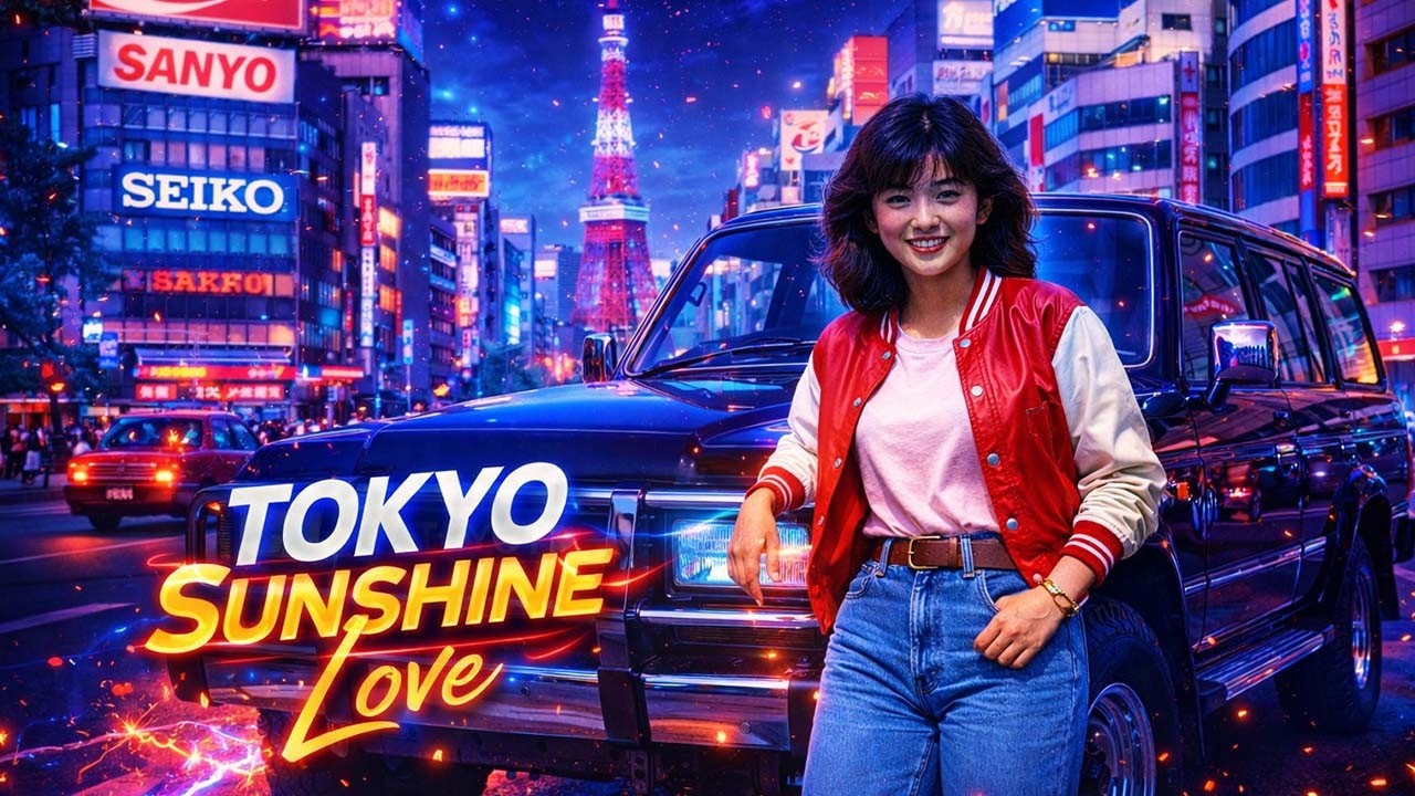 🎧 Tokyo Sunshine Love – 1980s Japanese City Pop & Daylight Romance ☀️🌸