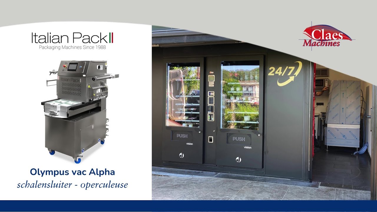 Italian Pack Olympus vac Alpha schalensluiter / operculeuse