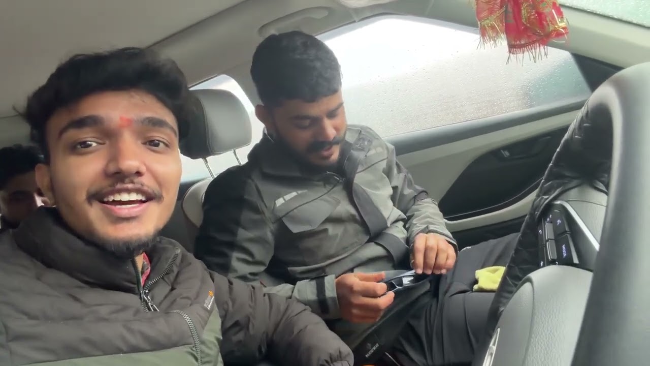 Suraj ke sath gye gadi ki trial dene Uske badd Gye mandir 