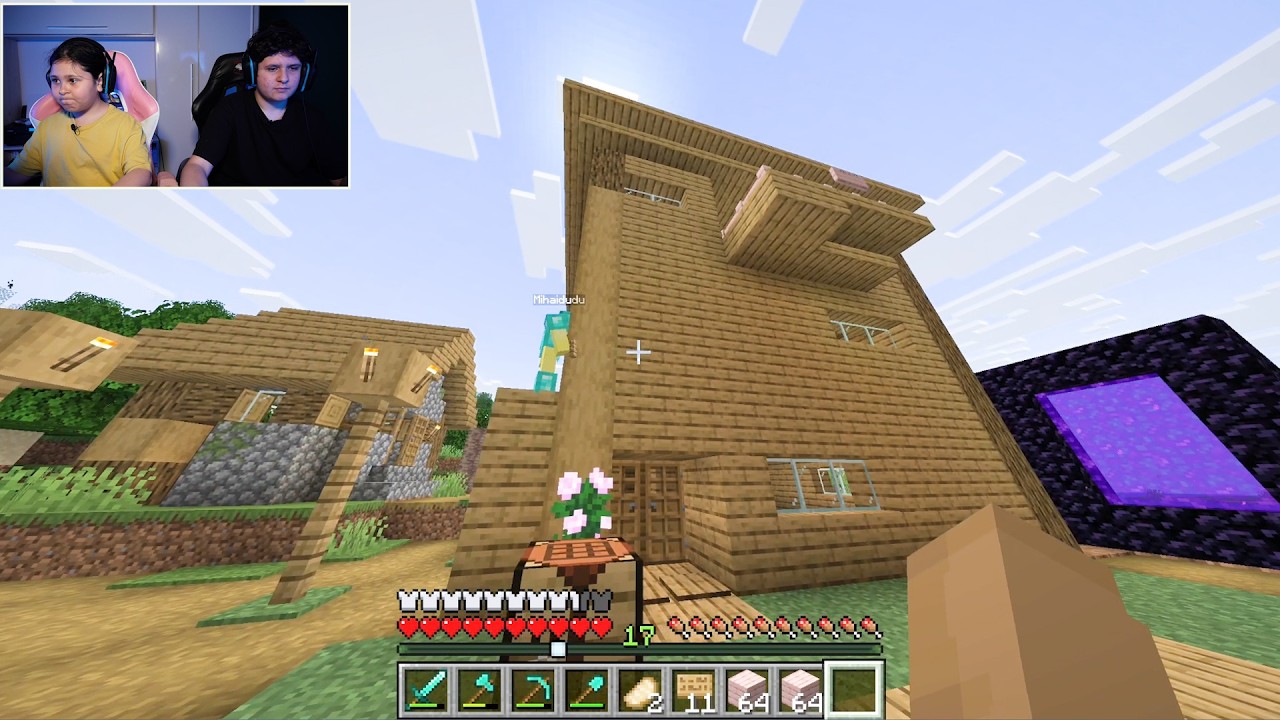 Continuăm aventura în Minecraft. Cum arată bucătăria noastră.