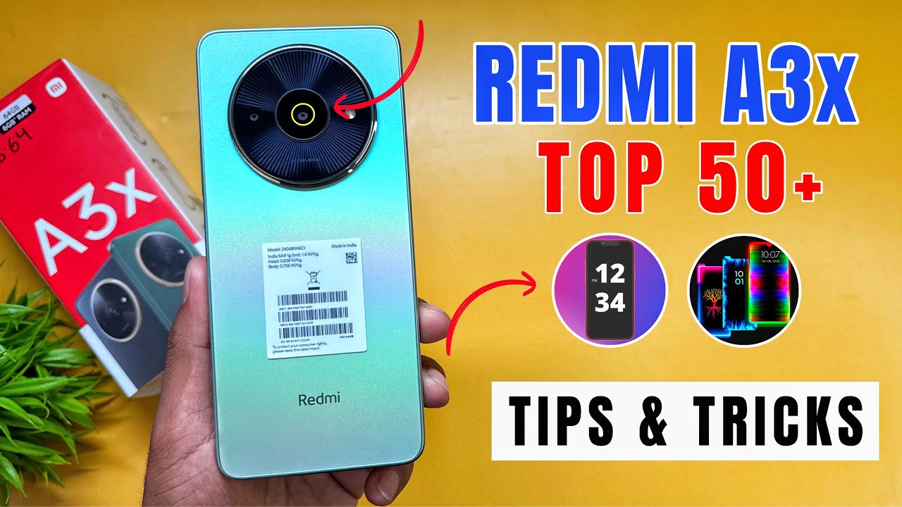 Redmi A3x Top 50++ Tips And Tricks | Redmi A3x Hidden Features | Redmi A3x