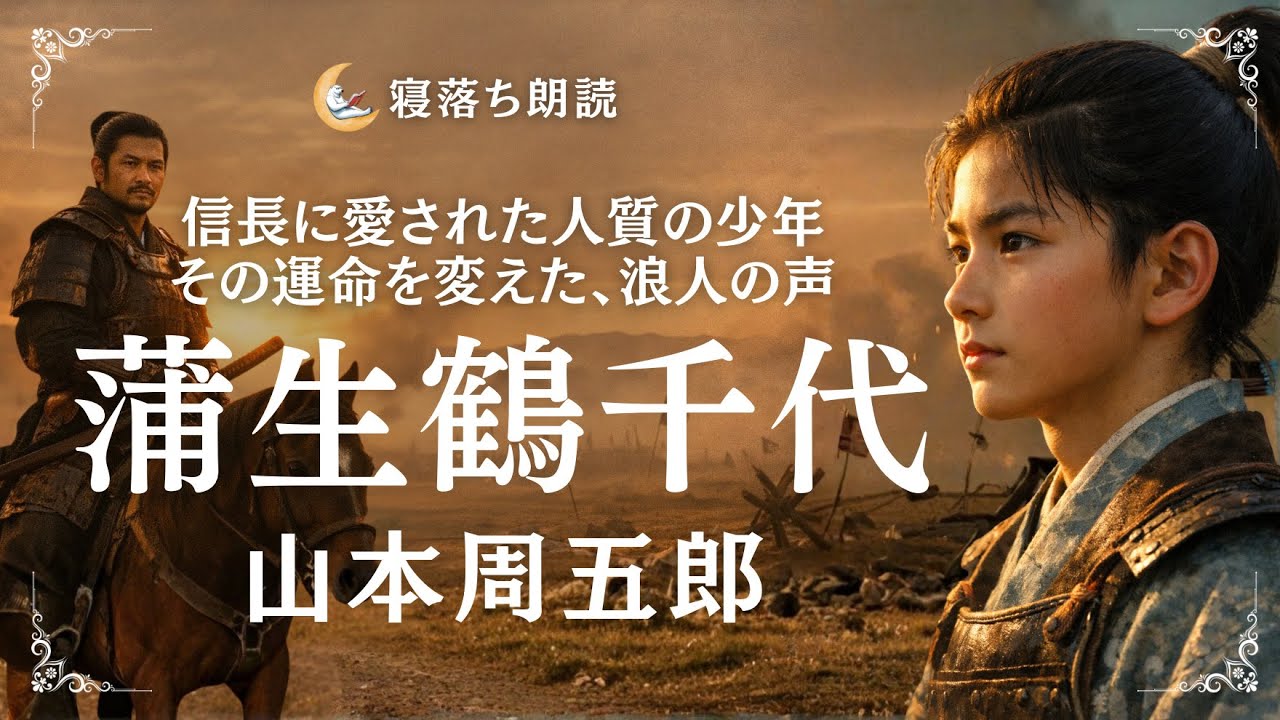 【寝落ち朗読】蒲生鶴千代 山本周五郎 | 信長に愛された少年が武士へと目覚める【プロの語り】