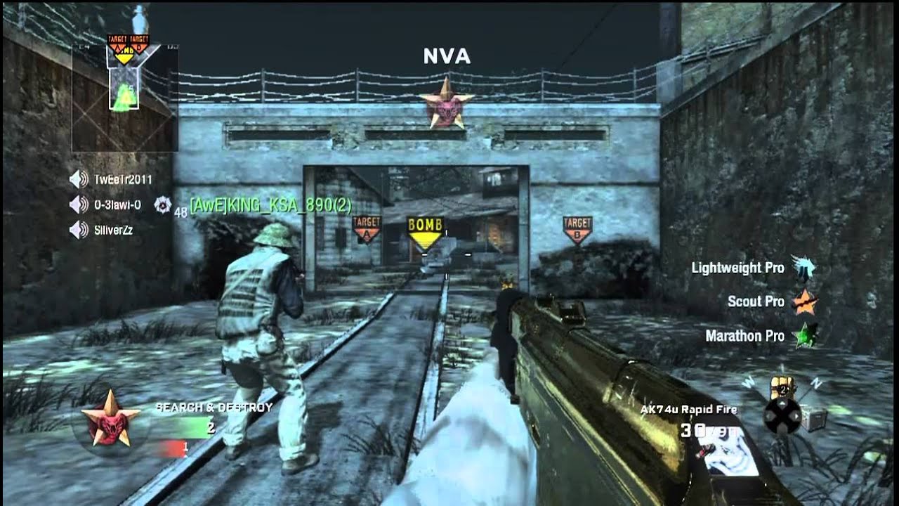 ليلى والذئب مع ابو صلبوخ |BLACK OPS | PS3