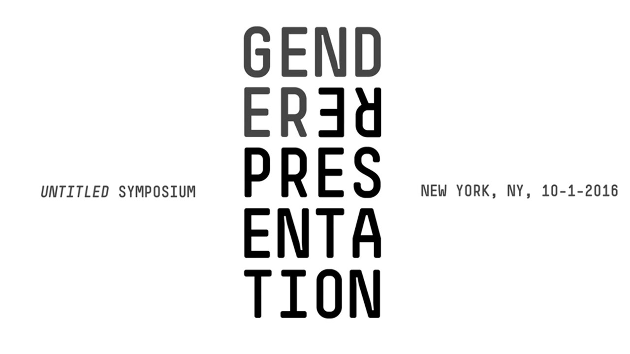 Untitled (Gender and Representation) Symposium