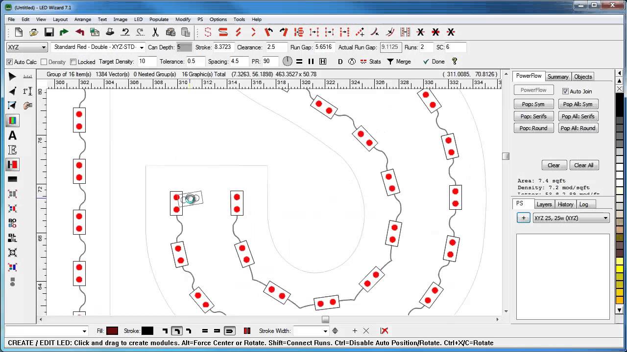 LED Wizard Channel Letter Layout in Five Minutes