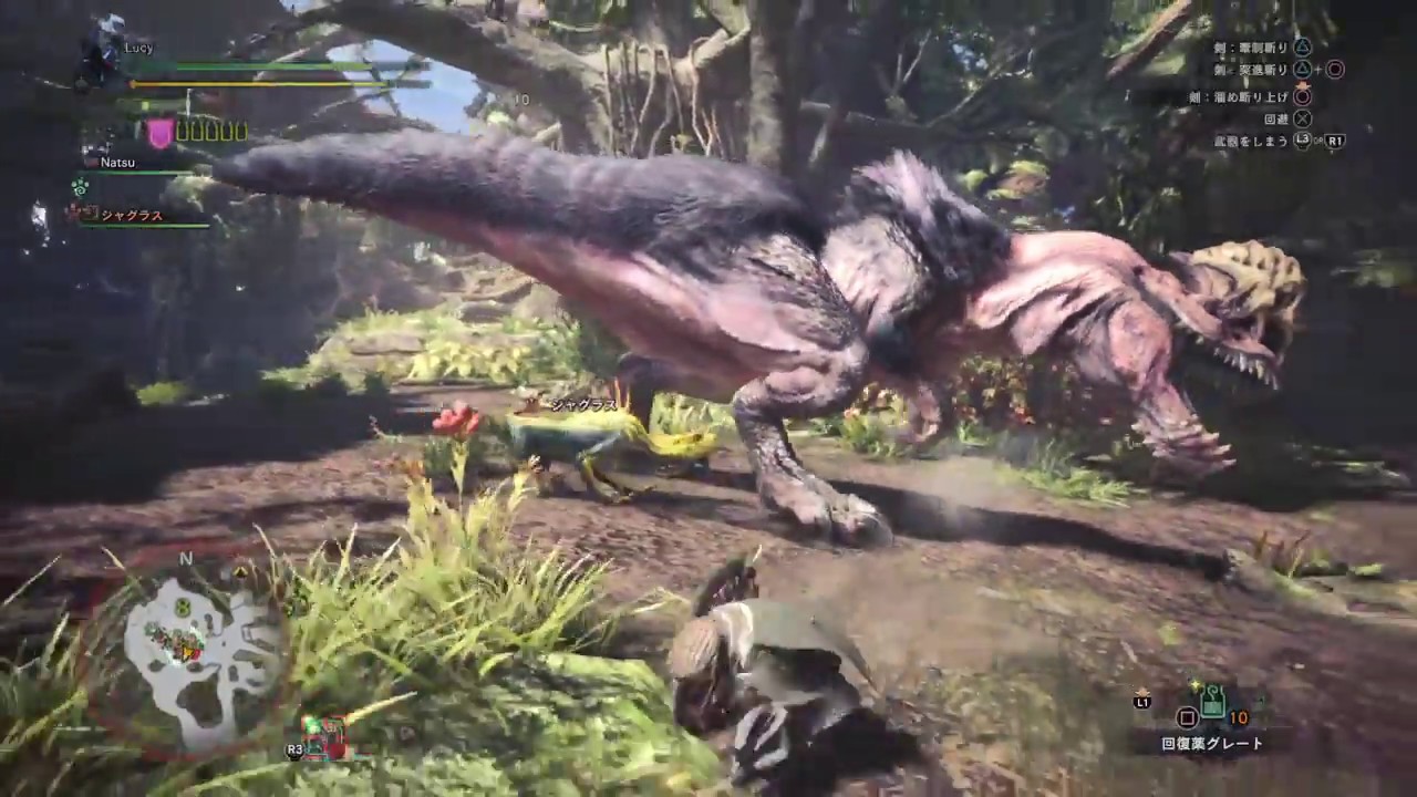 JK20171212 MHW beta 盾斧 vs 蠻顎龍