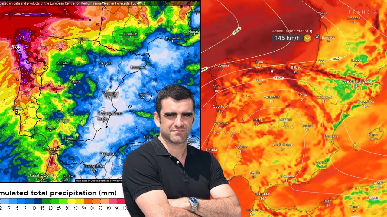 🔴 Última hora del tren de borrascas atlánticas: temporal de lluvia ☔ y viento en España