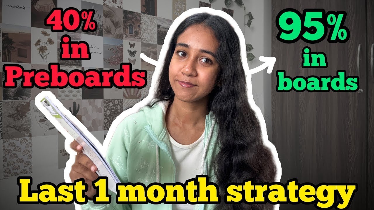 Как набрать 95% в 10 классе за последний месяц? Экзамен Board 2025 #boardexam #cbse #studytips