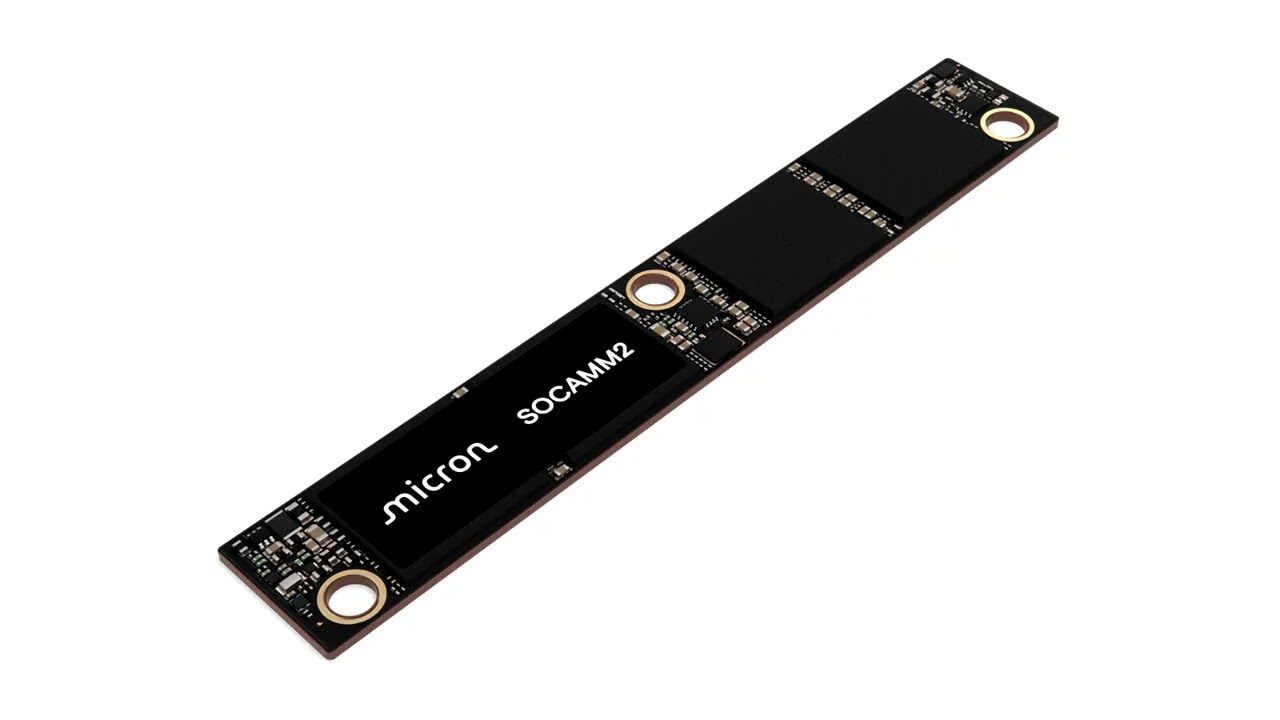Micron Releases Worlds First High Capacity 256 GB LPDRAM SOCAMM2 for Data Center Infrastructure