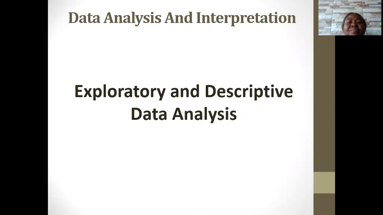 Data Analysis and Interpretation