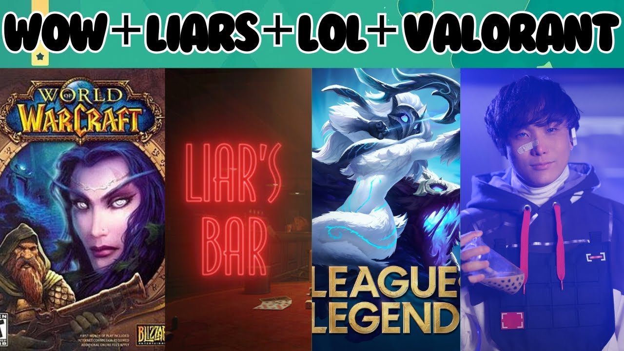 BONGO BONKERS BOANANA DAY OF GAMING [World of Warcraft, Liars Bar, League, Valorant] [VOD 11/24/24]