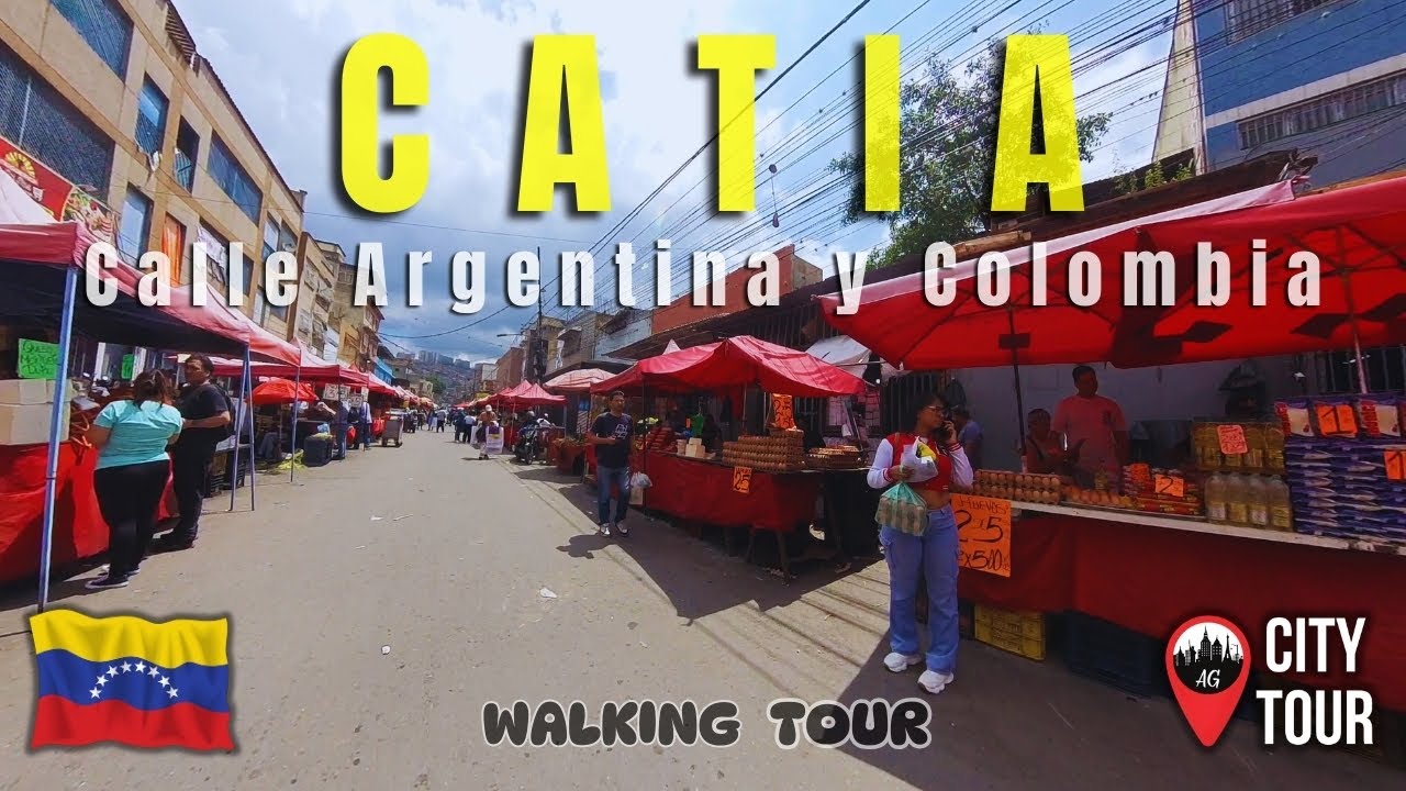 Венесуэла 🇻🇪 Каракас 🚶‍♂️ Пешеходная экскурсия в формате 4K | CATIA и его улицы в формате 360° 🎥