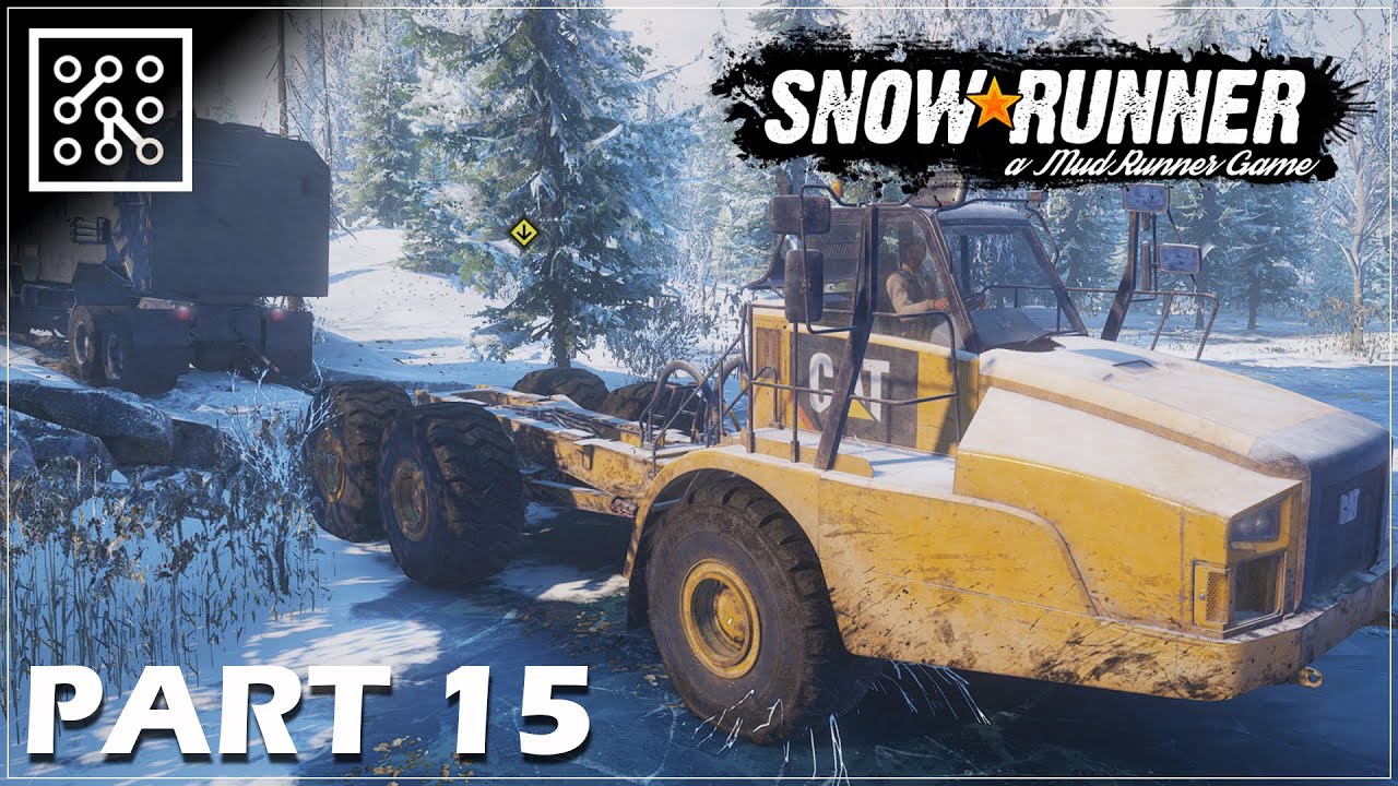 SNOWRUNNER CZ | Caterpillar zdarma za odvoz - Horská bystřina - Part 15 | Lets play | Česky