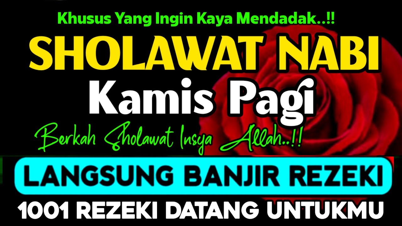 SHOLAWAT JIBRIL PENARIK REZEKI PALING DAHSYAT, Sholawat Nabi Muhammad SAW, Sholawat JIBRIL Merdu