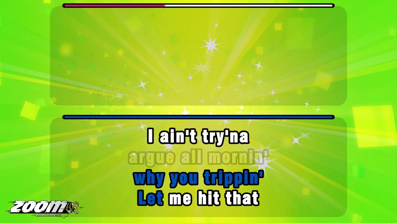 Miley Cyrus feat French Montana - FU - Karaoke Version from Zoom Karaoke