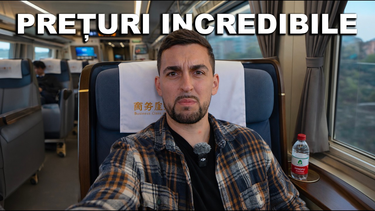 CFR, priveşte şi ÎNVAȚÃ! Aşa aratã BUSINESS CLASS în TRENURILE din CHINA!