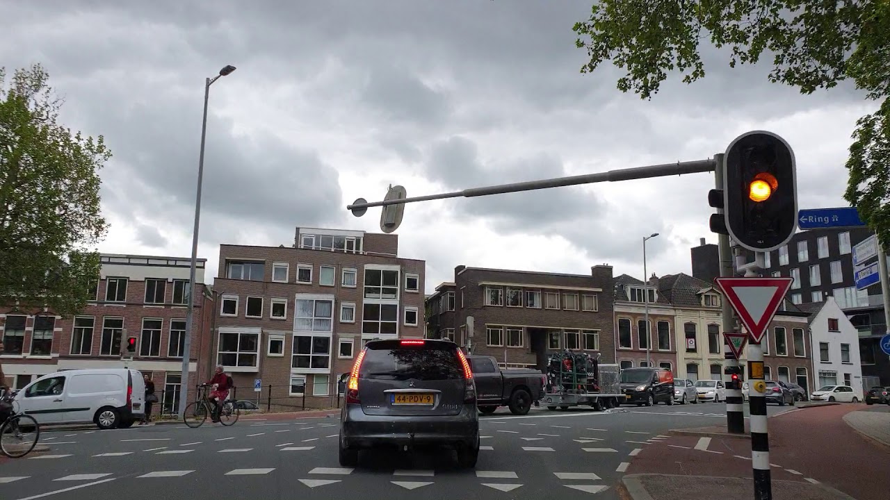 Dashcam Beelden Utrecht: Citytrip Deel 12. Biltstraat》Maliebaan》Catharijnesingel 》Vleutenseweg.