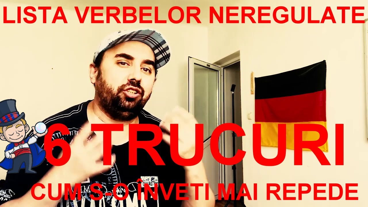 ✅LISTA VERBELOR NEREGULATE la GERMANA. 6  TRUCURI CUM SA O INVATAM MAI REPEDE - cu Doktor German