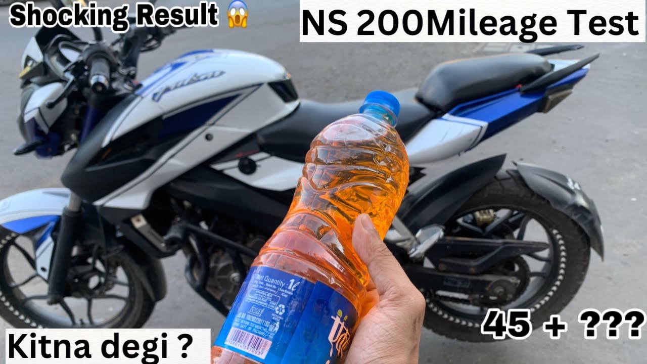 Bajaj Pulsar 😱NS 200 bs 3  Mileage Check With Rash Driving💥 || Shocking Result #ns200