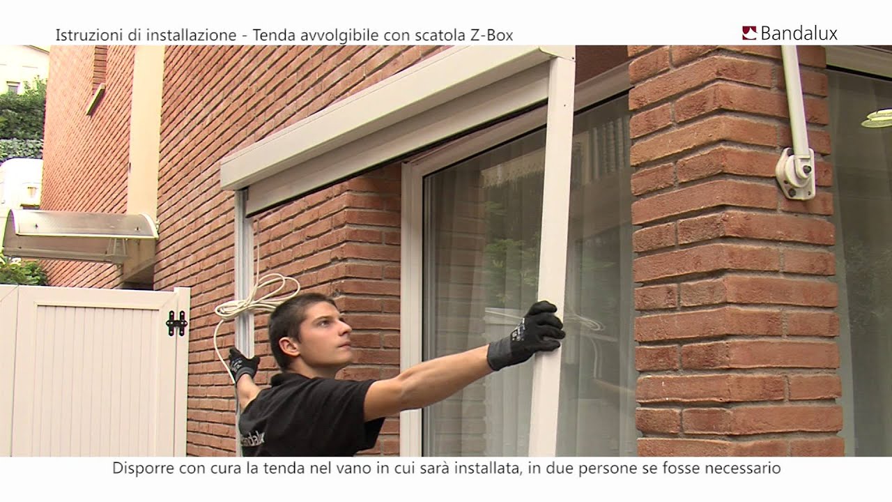 Bandalux | Installazione Tenda a Rullo con Cassonetto Z-BOX