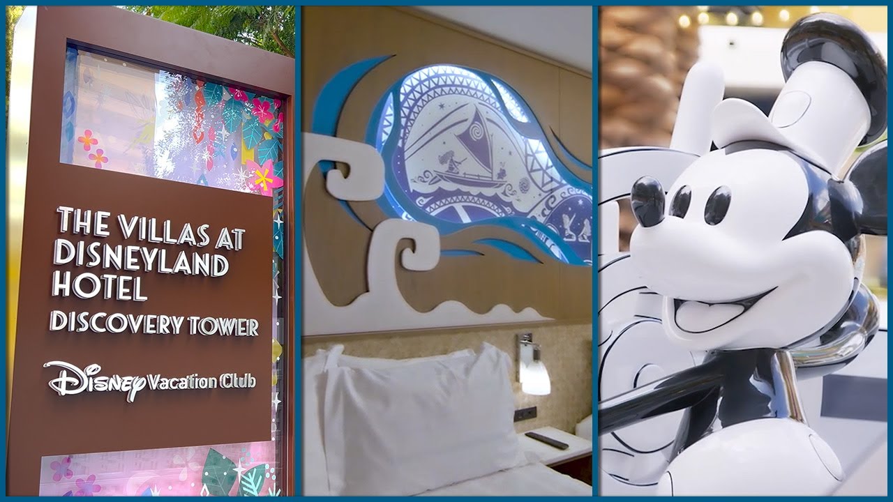 НОВИНКА! ВСЕ виллы DVC в отеле Disneyland | Номера, бассейн и башня