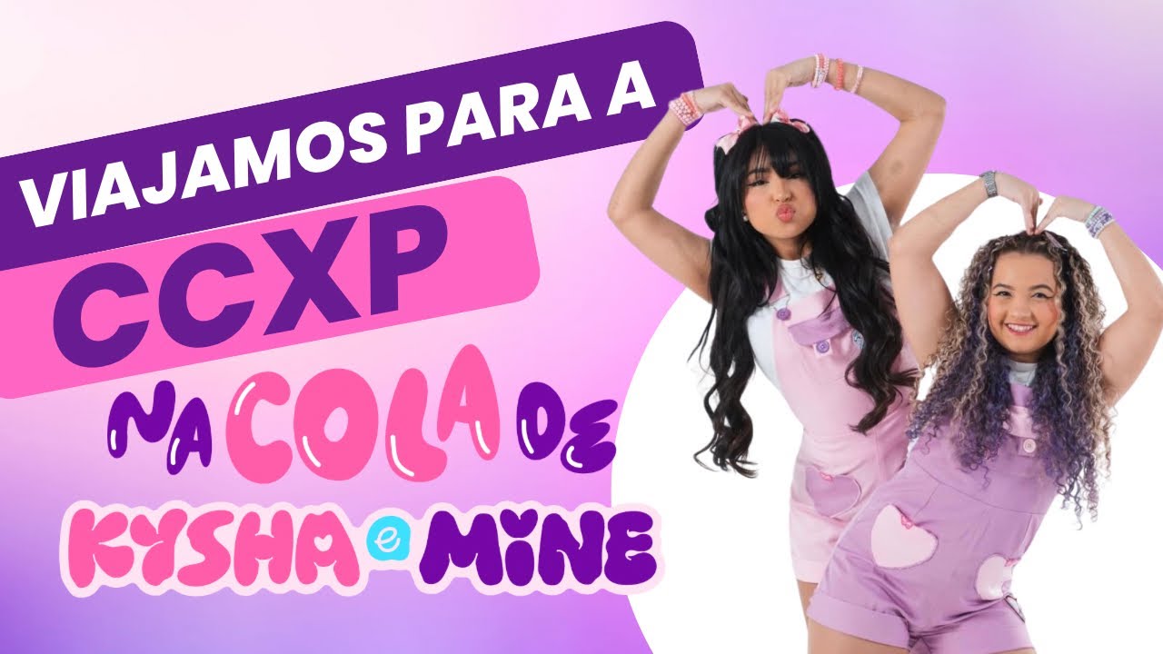 VIAJAMOS PARA A CCXP24 - | Na Cola de Kysha e Mine