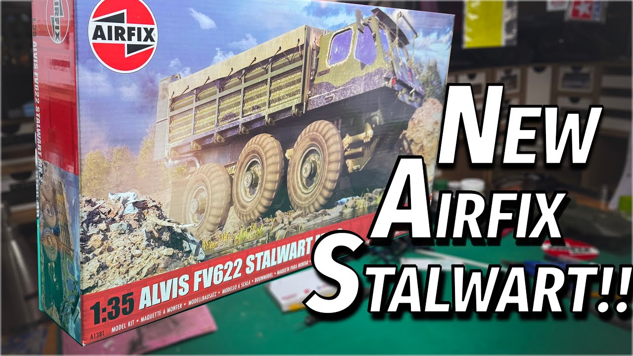 What’s Inside the Airfix Stalwart MODEL Kit Box? NEW TOOL!!