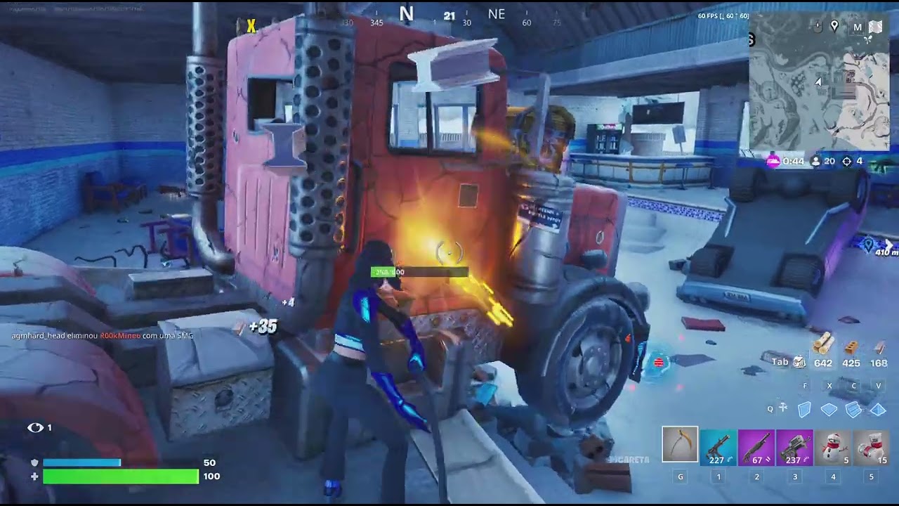 Jogando FORTNTE Raiz (tomei snipada)