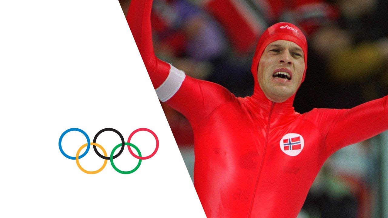 Johann Olav Koss - 3 Speed Skating World Records | Lillehammer 1994 Winter Olympics