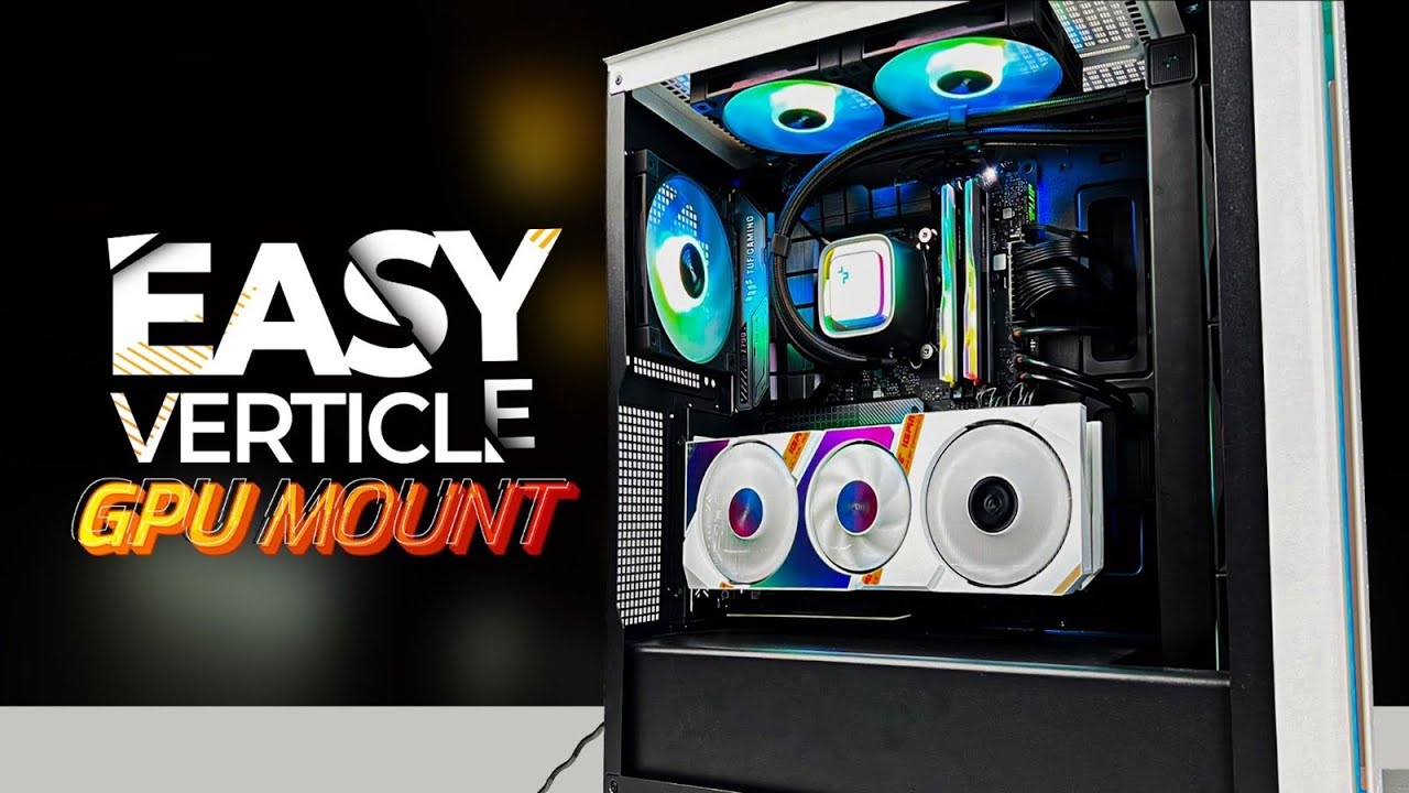 How to mount your GPU Vertically almost in any casing