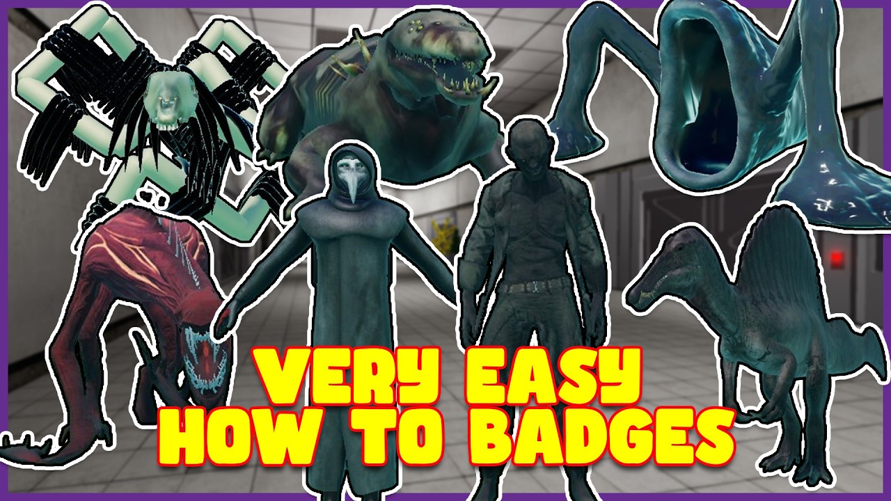 HOW TO GET ALL 18 BADGES in SCP Monsters Morphs | Roblox