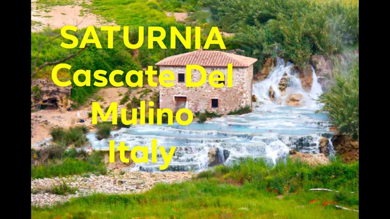 Italy, Saturnia Cascate Del Mulino.  Free spa for everyone all year round