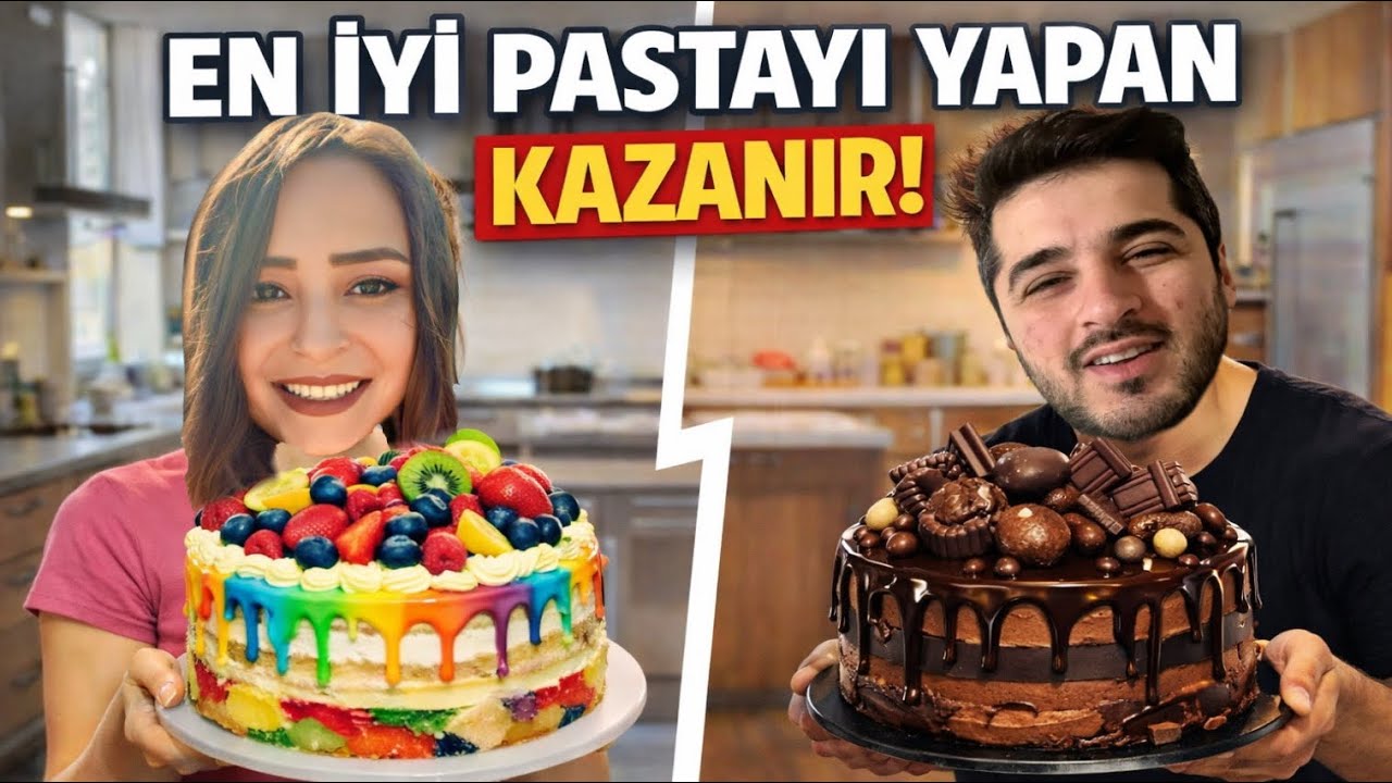 EN İYİ PASTAYI YAPAN KAZANIR! (TAKİPÇİMİZ PUANLADI OLAY ÇIKTI)
