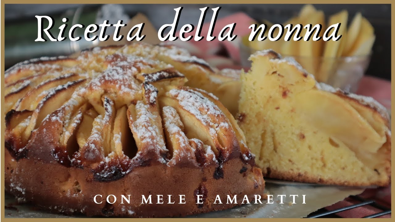 TORTA di MELE e AMARETTI, la più profumata e golosa