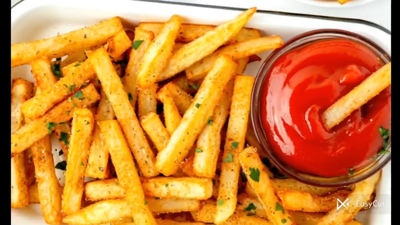 French fries recipe|Homemade crispy french fries recipe 🍟🍟|pet bhar jayega pr mn nhi #frenchfries 
