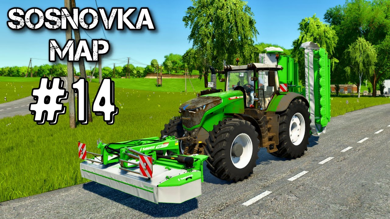 Farming Simulator 25 Карта Сосновка Таймлапс Эпизод #14 Мегаферма fs25 геймплей