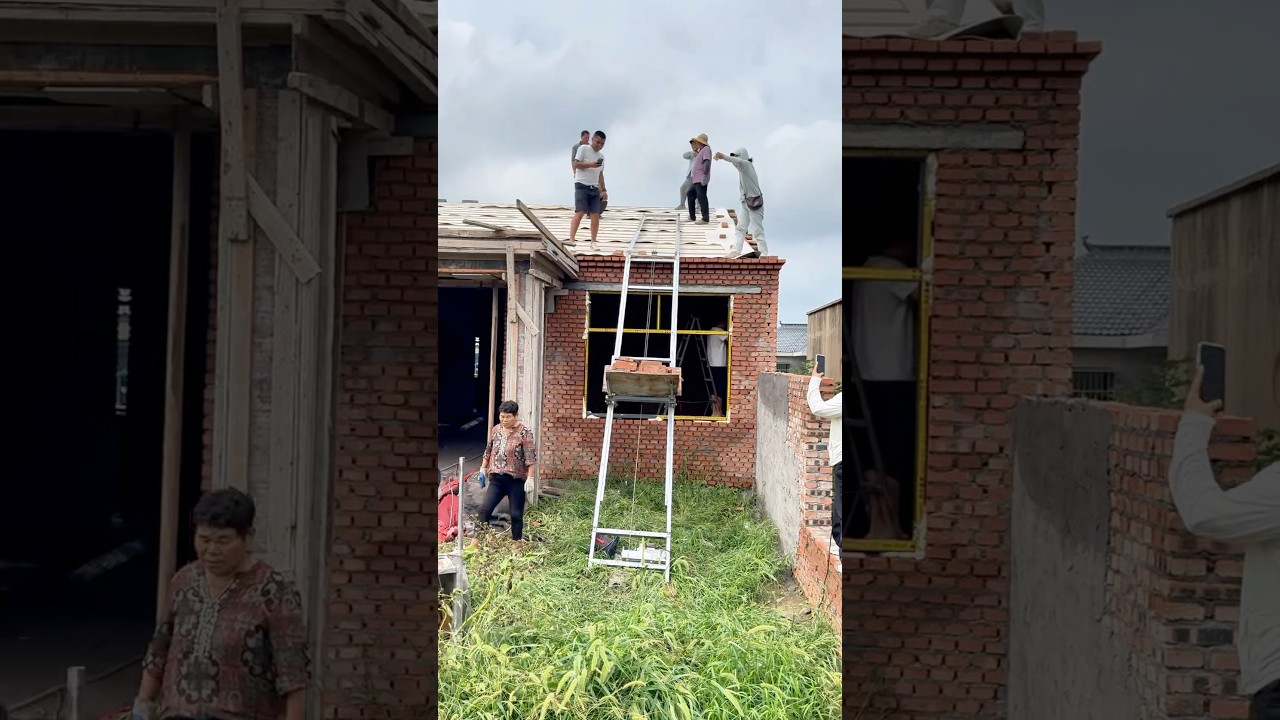 Farmer&rsquo;s DIY Elevator &ndash; Lifts Both Goods and People! #wisdom #workers