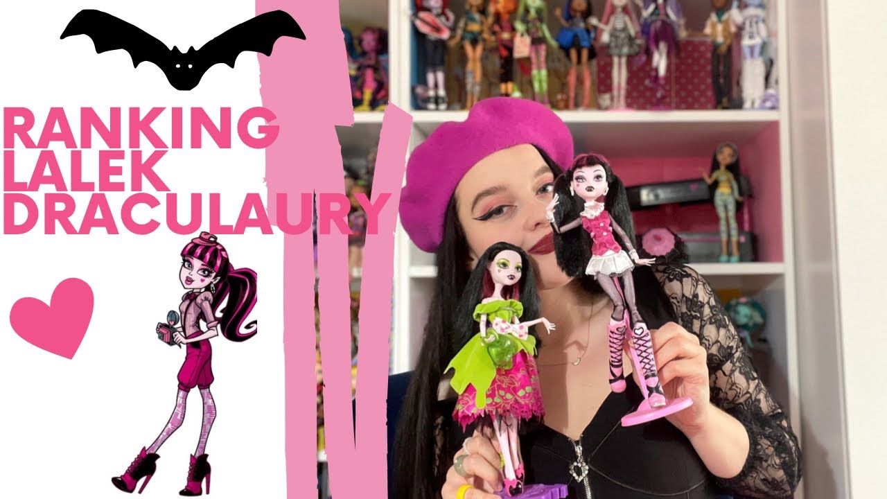Oceniam wszystkie lalki MONSTER HIGH #1- Draculaura💞🖤