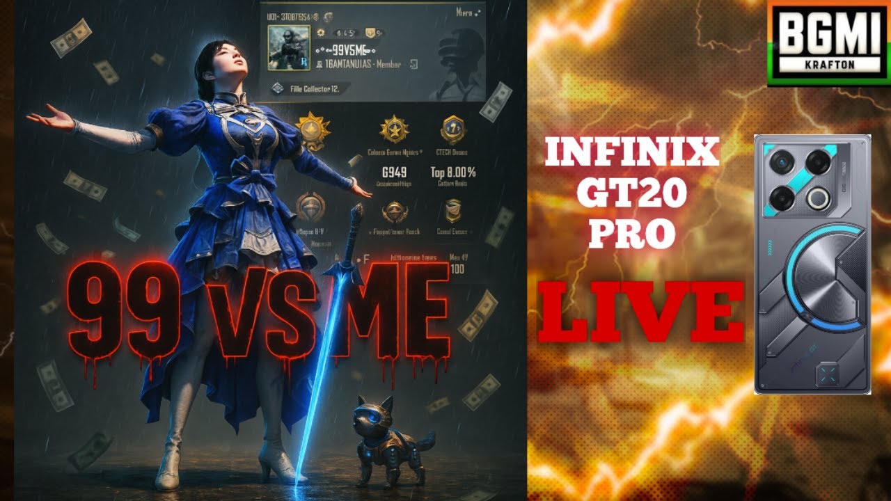 INFINIX GT20 PRO BGMI TEST🔥Tamil😍Road to 300 subscribers🙏#bgmi#99vsme#bgmilive#tamilstreamer