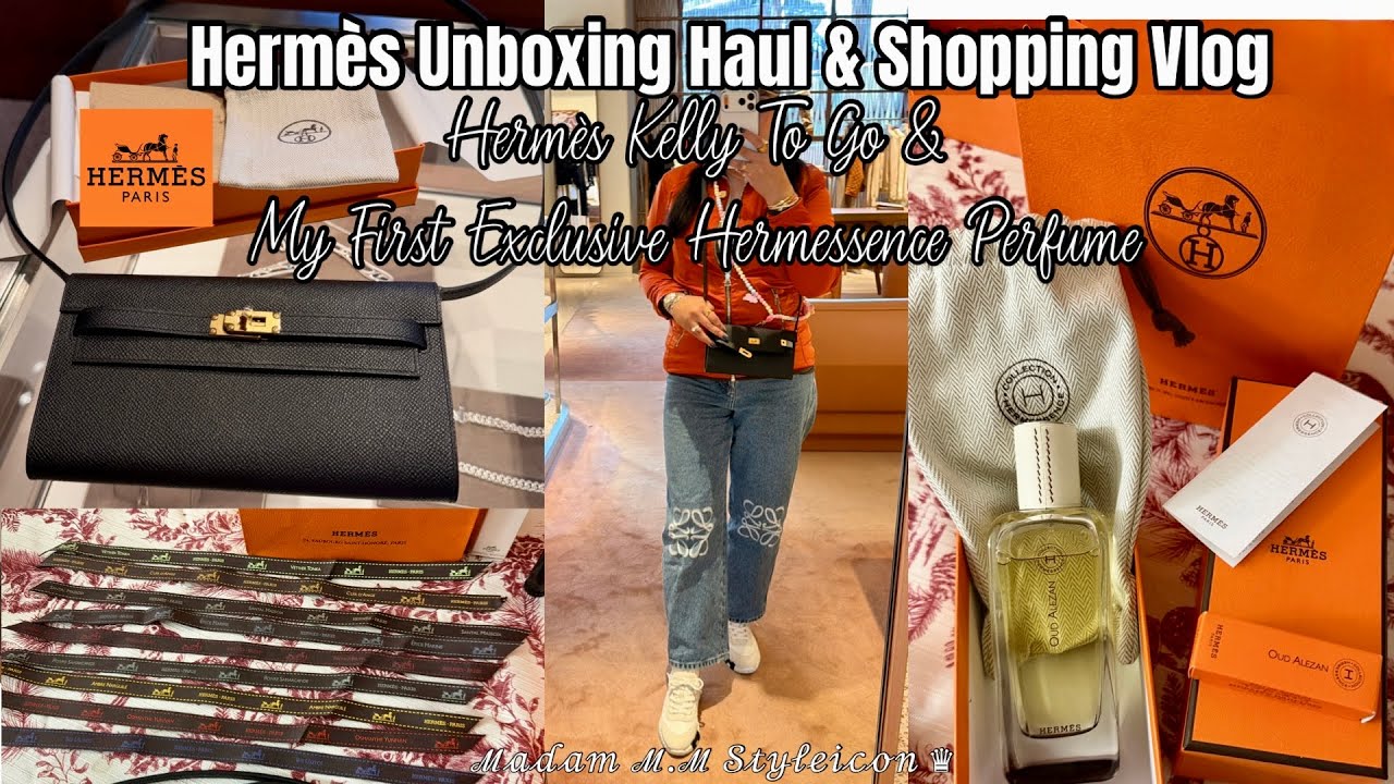 Hermès Kelly To Go & My First Exclusive Hermessence Perfume| Unboxing & Shopping Vlog w/ prices ℳ.ℳ♛