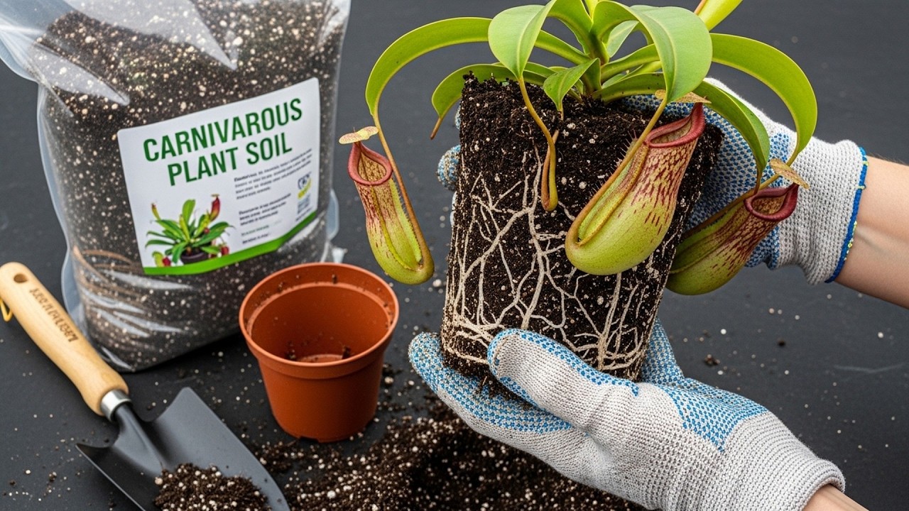 NEW Nepenthes Potting Mix Test - The BEST Soil for Pitcher Plants?