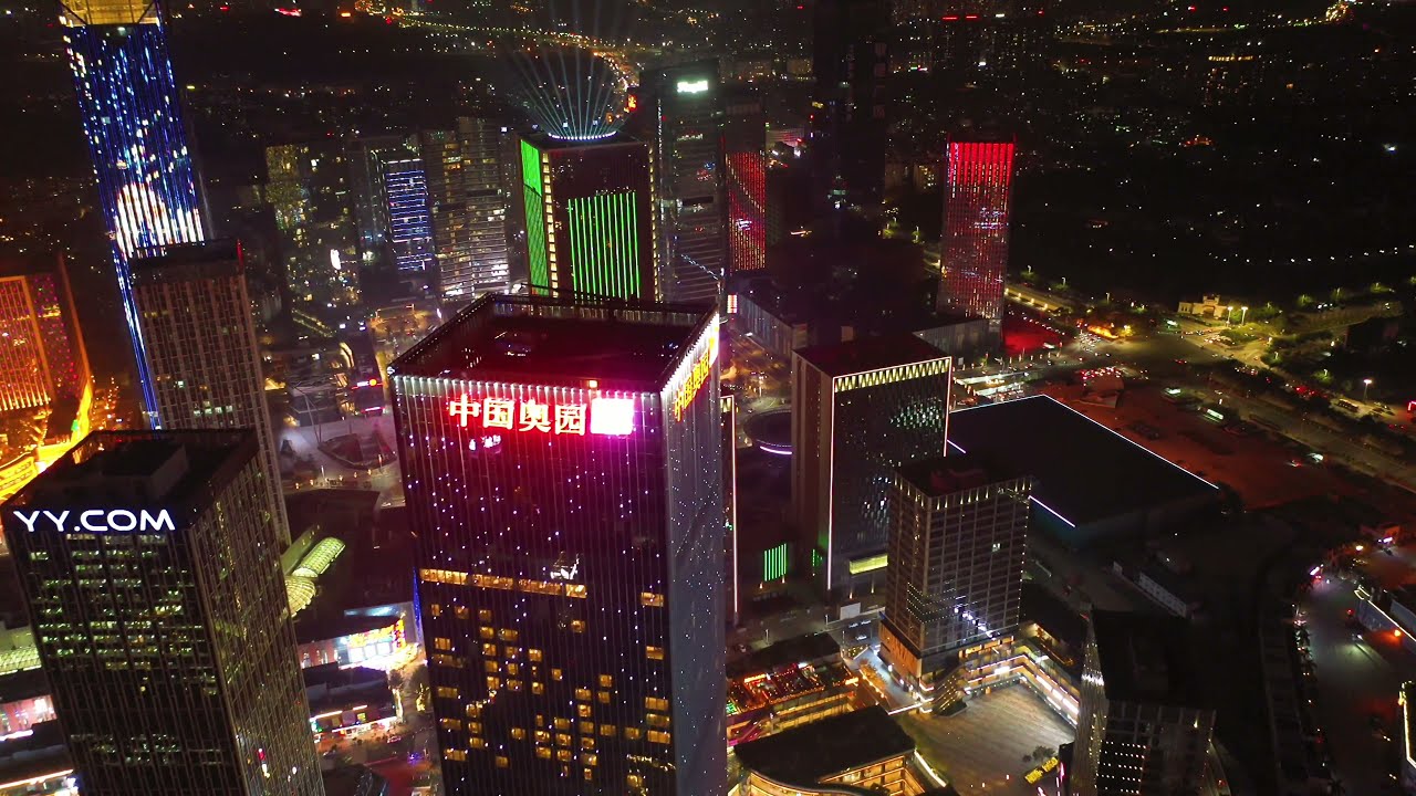 Nancun Wanbo CBD is the brightest place in Panyu District, Guangzhou!