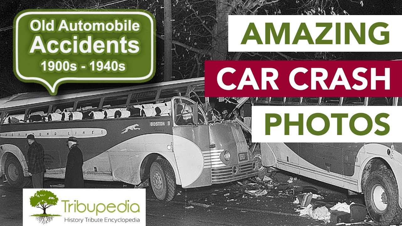 Amazing Old Car Accident Photos -- 1900s-1940s