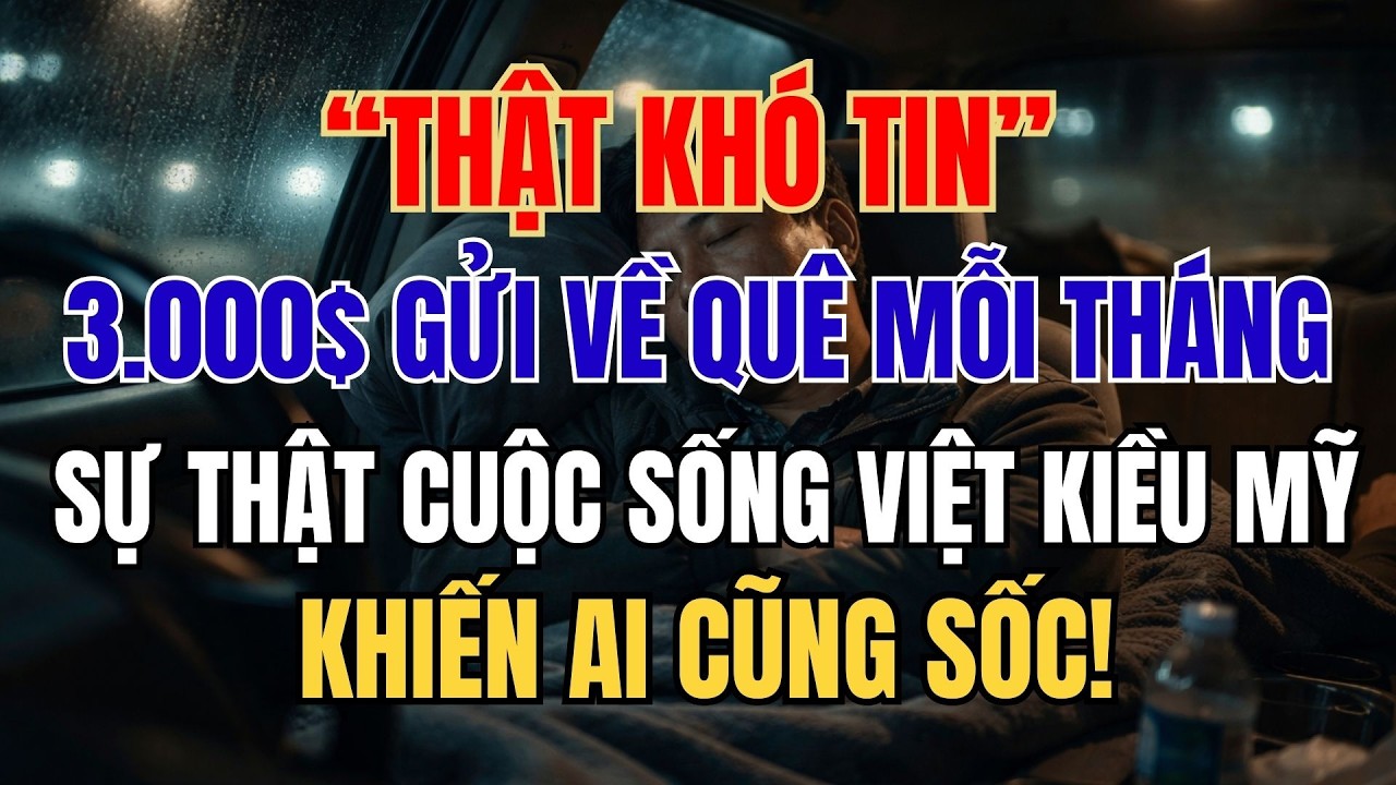 3.000$ GỬI VỀ QUÊ MỖI THÁNG – SỰ THẬT CUỘC SỐNG VIỆT KIỀU MỸ KHIẾN AI CŨNG SỐC!