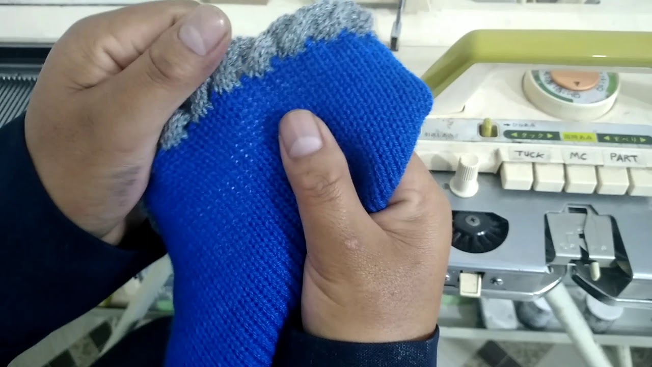 2 TIPOS DE BORDE TEJIDO EN MAQUINA DE TEJER- TRICOTOSA