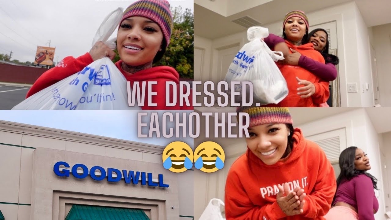 Я и моя девушка Саммерелла оделись друг с другом в Goodwill | Она была так зла 😅